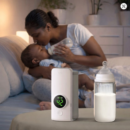 Chauffe-Biberon Portable Intelligent – Gardez le lait chaud partout, même sans électricité 🔥
