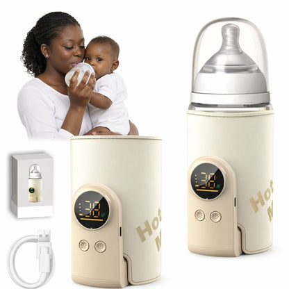 Chauffe-Biberon Portable Intelligent – Gardez le lait chaud partout, même sans électricité 🔥